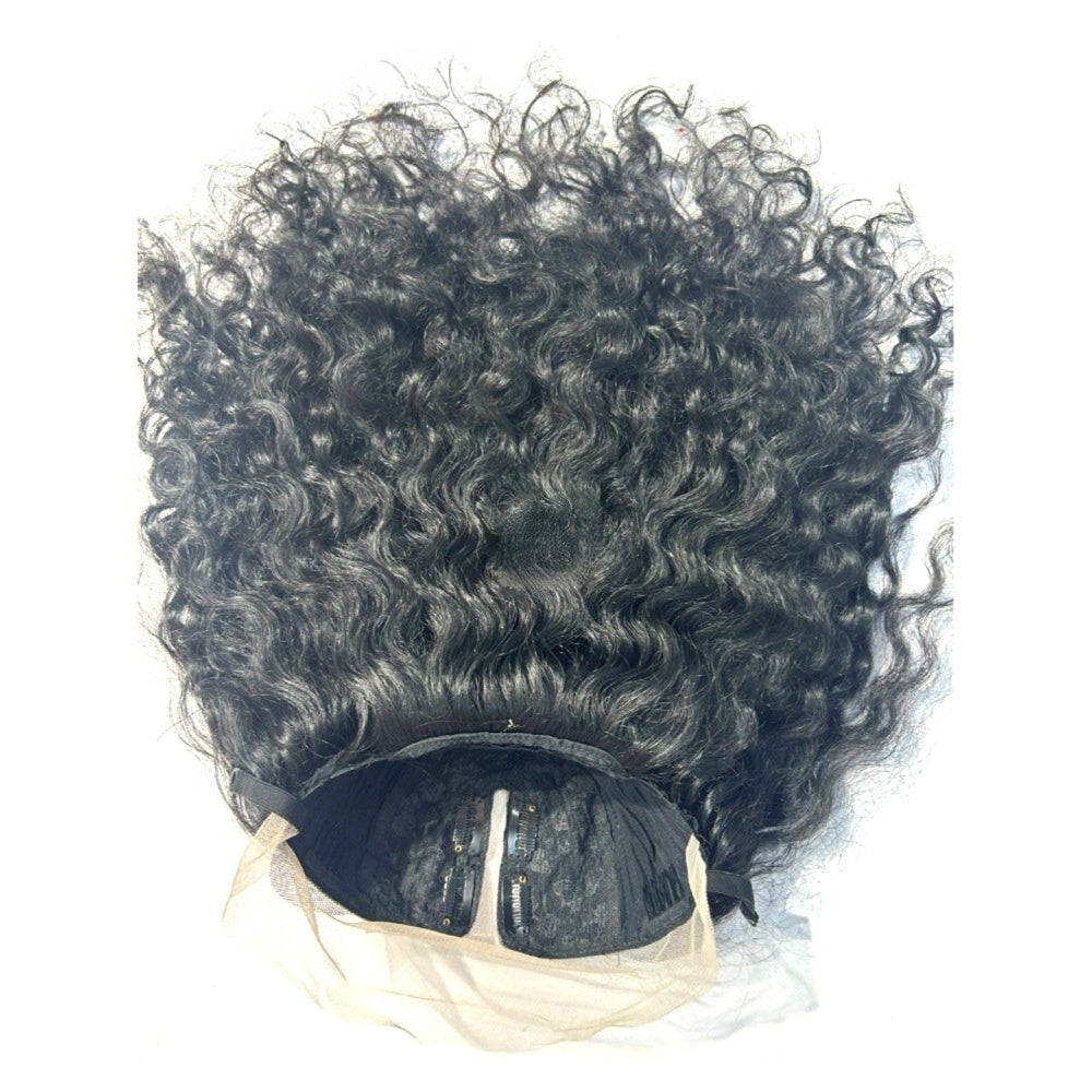 Raw Indian Deep Curly T-Part Wig