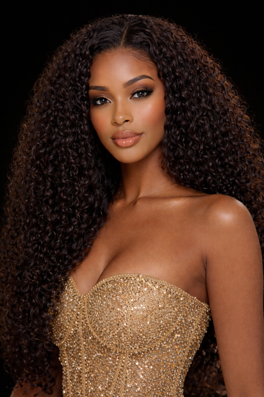 Raw Indian Deep Curly U-Part Wig