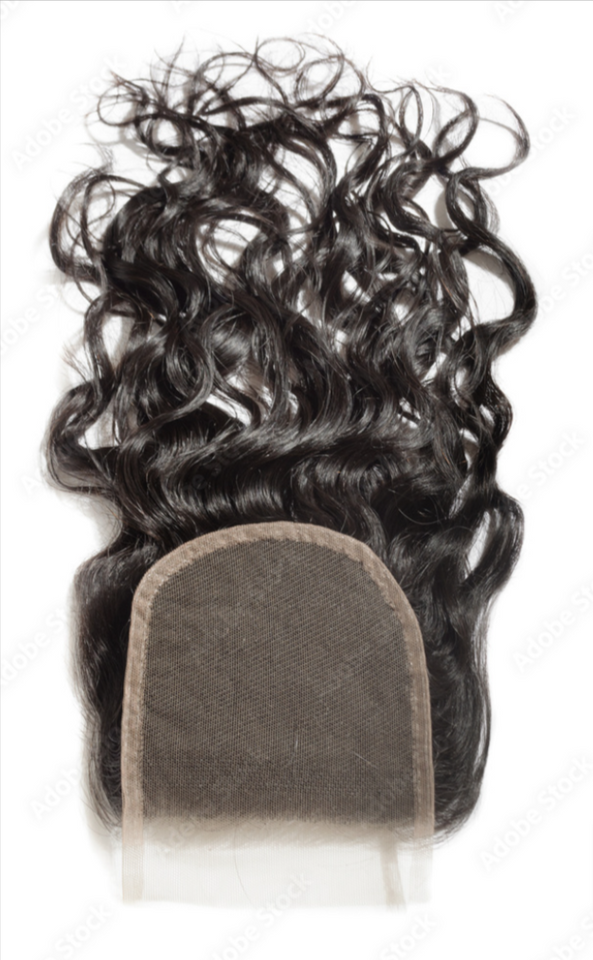 Raw Indian Curly HD Lace Closure