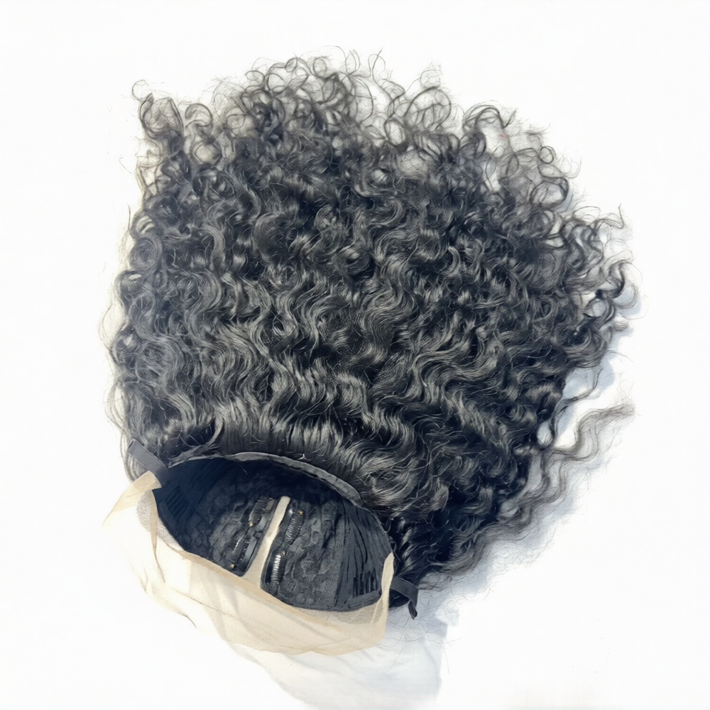Raw Indian Deep Curly T-Part Wig