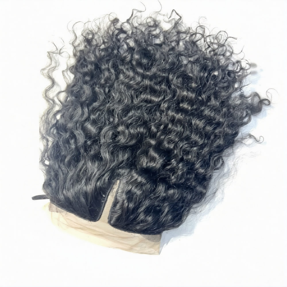 Raw Indian Deep Curly T-Part Wig