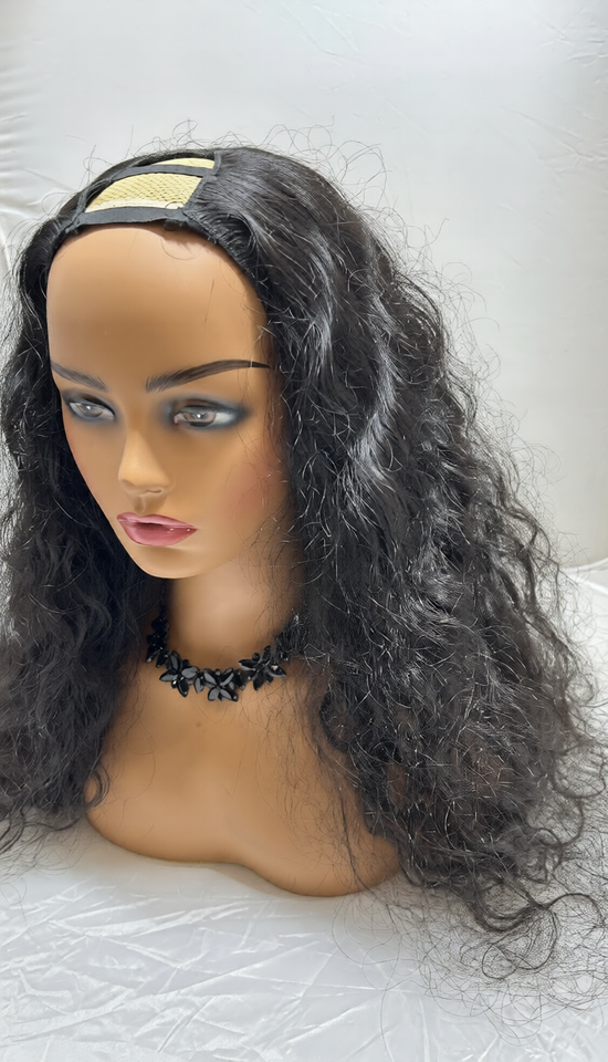 Raw Indian Deep Curly U-Part Wig