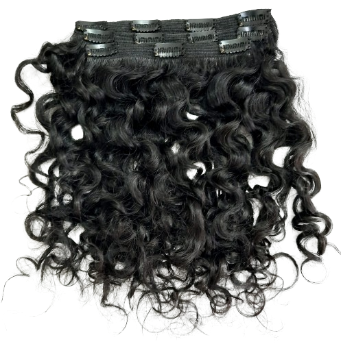 Raw Indian Curly Clip In Extensions