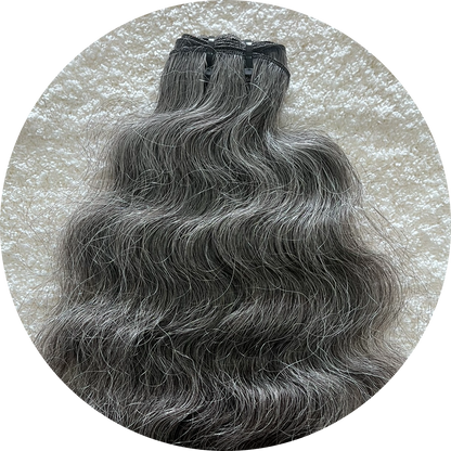 Extensions à clipser indiennes bouclées brutes 