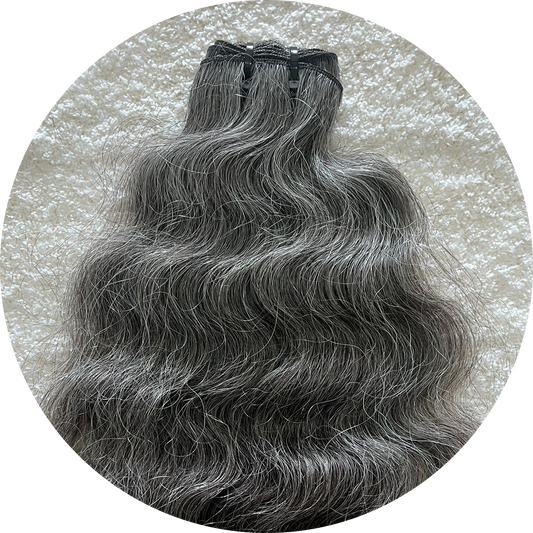 Extensions à clipser indiennes bouclées brutes 