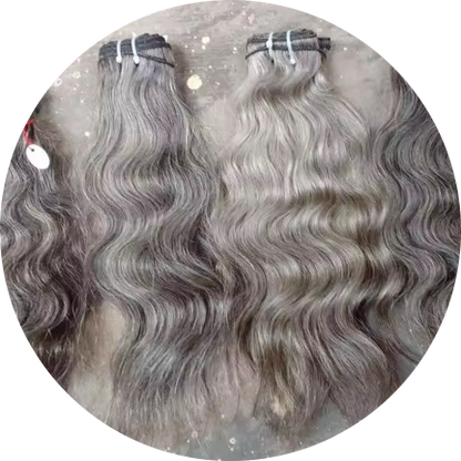 Extensions à clipser indiennes bouclées brutes 