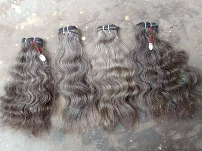 Extensions à clipser indiennes bouclées brutes 