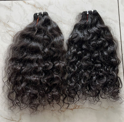 Trames - Cheveux indiens bouclés bruts 
