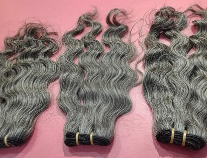 Extensions à clipser indiennes bouclées brutes 