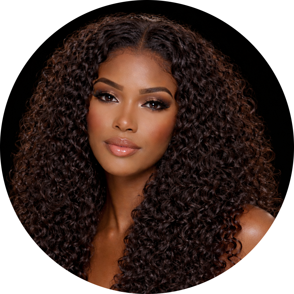Raw Indian Deep Curly T-Part Wig